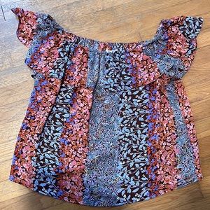 Maeve off the shoulder floral top